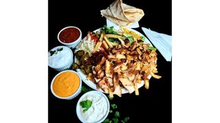 Shaorma la farfurie pui