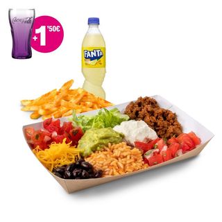 Menú Burrito Bowl Guacamole