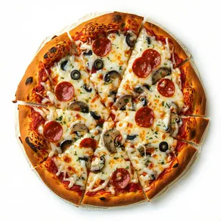 Pizza alla pala con 3 gusti