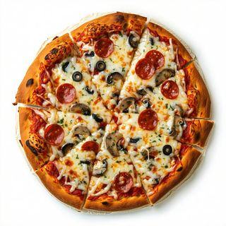 Pizza alla pala con 3 gusti