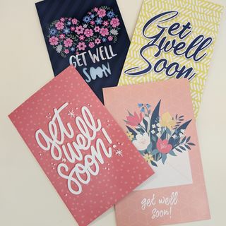 Kartka "Get well soon"