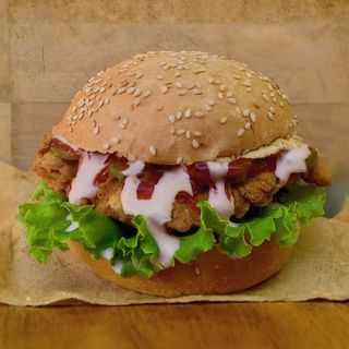 Big chicken burger