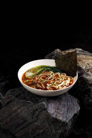Miso-ramen vegetal