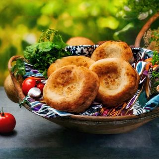 Лепешка узбекская