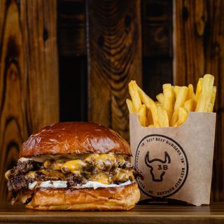Burger Smash Berlin + frytki