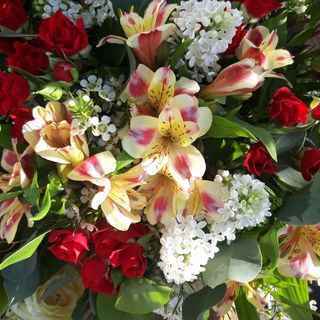 35 - bouquet misto colorato fiori di stagione