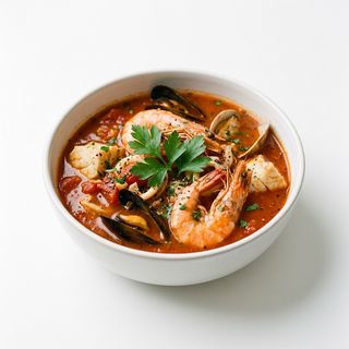 Sopa De Mariscos En Cazuela
