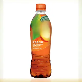 Холодний чорний чай Lipton Персик 0.5 л