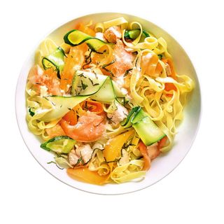 Tagliatelles Aux 2 Saumons