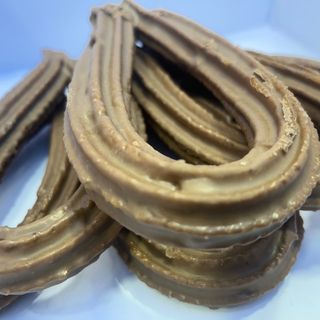 Churro chocolate con leche 