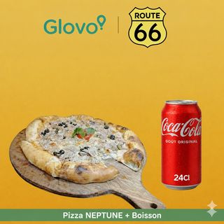 Pizza Neptune + Coca-Cola