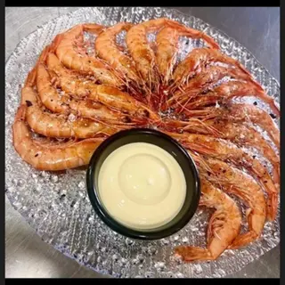 Gamba de huelva a la plancha