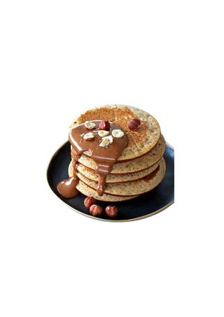   Pancake Caramel fruits sec
