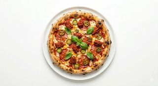 Pizza Calabrese Hot (33 Cm.)