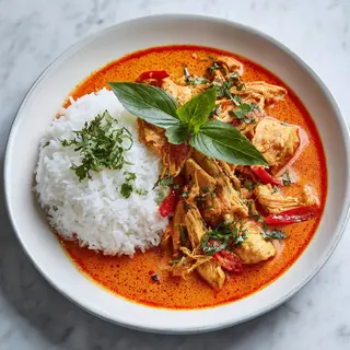 60. Cerdo Con Salsa De Curry
