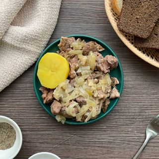 Куырдак из баранины и говяжьего сбоя