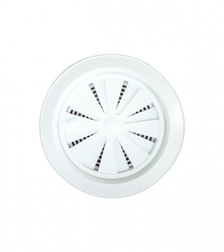(017634) Rozetna za ventilaciju 118mm PVC bijela 3946-002