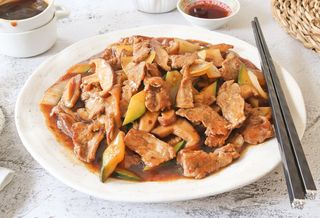 Ternera Con Salsa De Ostras