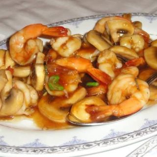 31. Gambas con champiñón