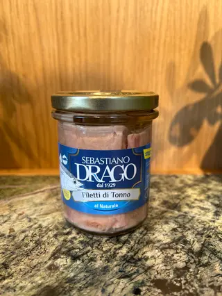 Filetti di tonno al naturale Sebastiano Drago