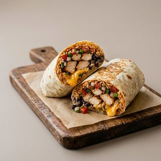 Beef or Chicken Burrito