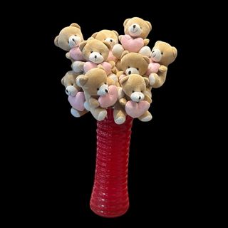 Ursulet cu inimioara roz