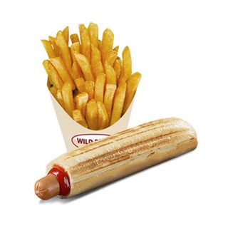 Hot Dog Kabanos z Frytkami