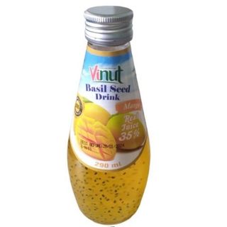 Napój Mango z Nasionami Bazylii