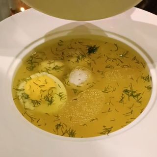 Бульйон з домашньою локшиною та з курячим філе (250г)