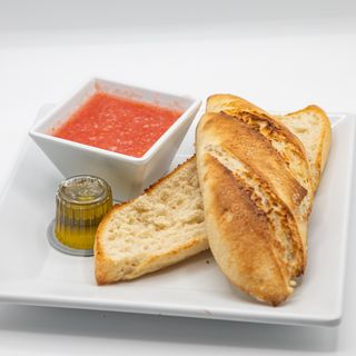 Tostada aceite y tomate