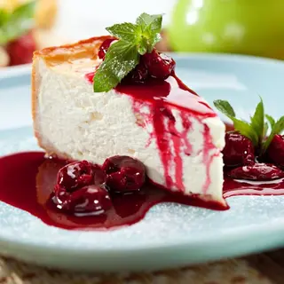 Pastel De Queso Con Frutos Rojos