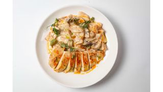  Куриная грудка с жареным картофелем