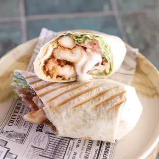 Wrap césar con pollo crujiente