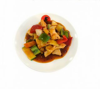 Pollo Con Salsa Picante