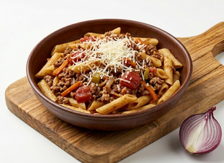 Penne bolognese