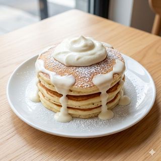 Pancake al crema di latte
