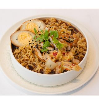 Рамён с креветками