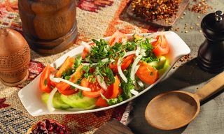 კიტრი-პომიდვრის სალათი