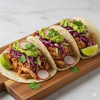 Tacos Pulled Pork Lime (3 Uds.)