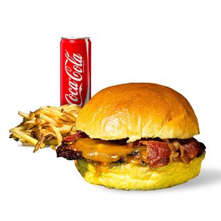 Menù single SMASH BACON CHEESEBURGER