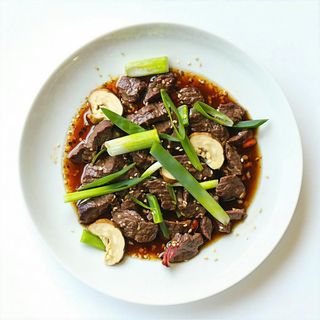 Manzo cipollotto e zenzero