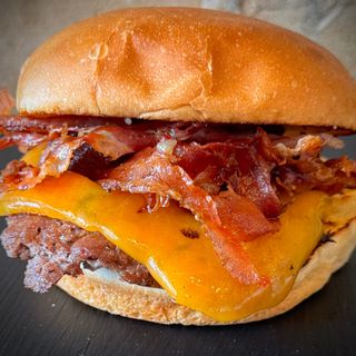 SINGLE BACON&CHEESE WAGYU BURGER
