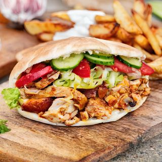 Kebab Big w bułce z samym mięsem