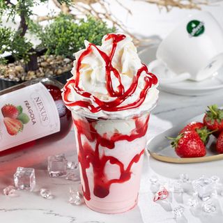 ფრაპე მარწყვით 