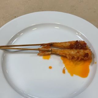 Gambas com piri piri