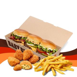 Baby Burgers Zestaw z Nuggetsami