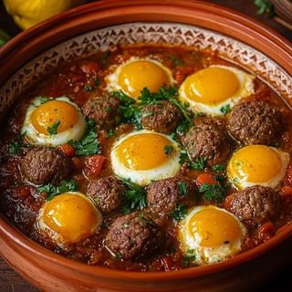 Tajine De Viande Hachée Aux Oeufs