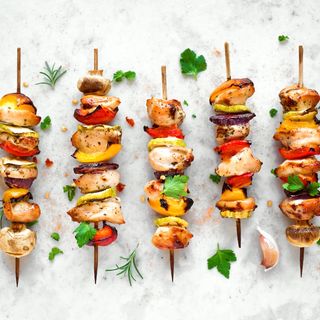 Espetada de peito de Frango (simples)