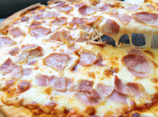 Pizza de jamón (33 cm.)