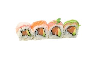 80. Uramaki rainbow roll - 8 pezzi